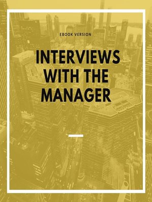 cover image of INTERVIEWS WITH THE MANAGER
